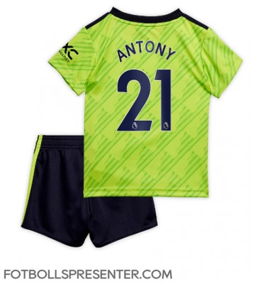 Manchester United Antony #21 Tredje tröja Barn 2022-23 Kortärmad (+ korta byxor)